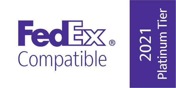 FedEx Compatible 2021 Platinum Tier Badge