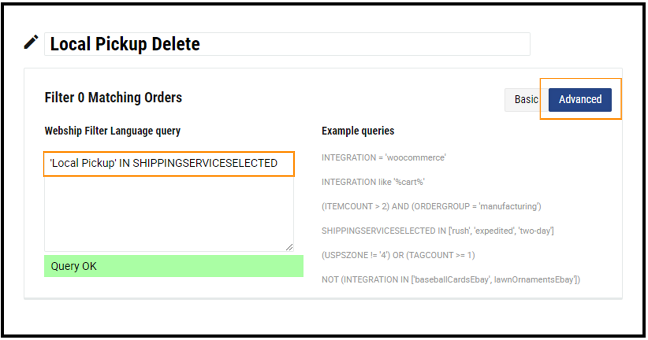 XPS Ship Automation Rule Delete Order