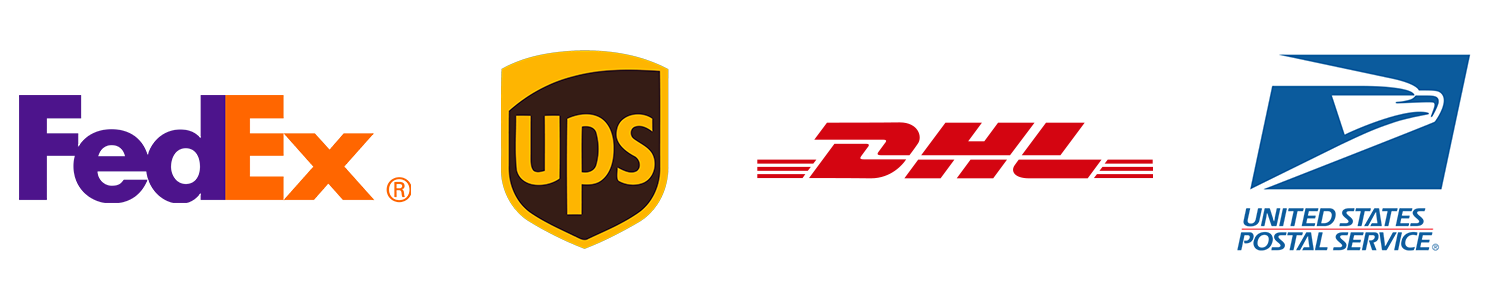 FedEx UPS DHL USPS logos