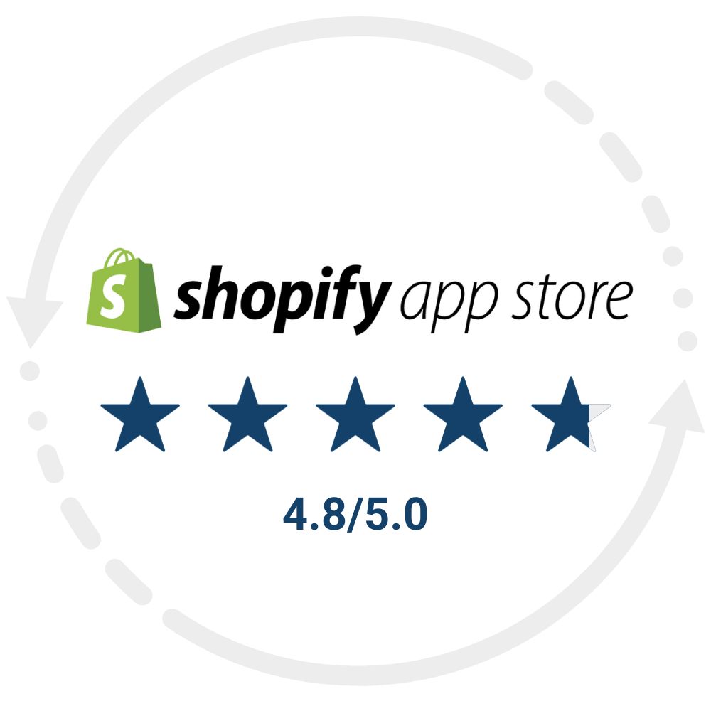 XPS Shopify App Store Reviews 4.8 out of 5 Stars