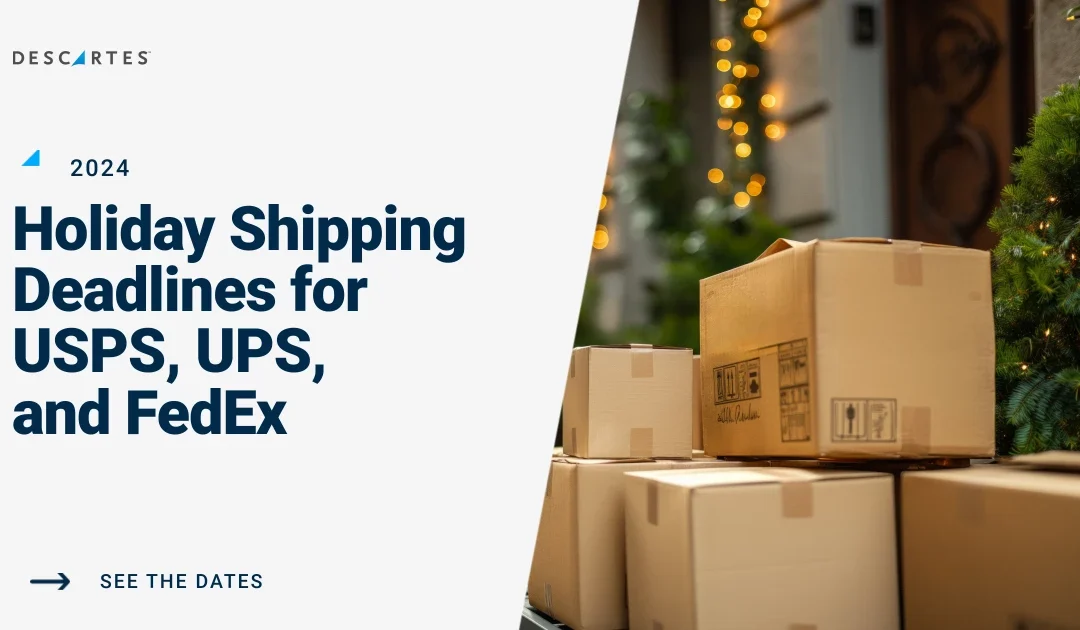 holiday shipping deadlines usps, ups, fedex, 2024